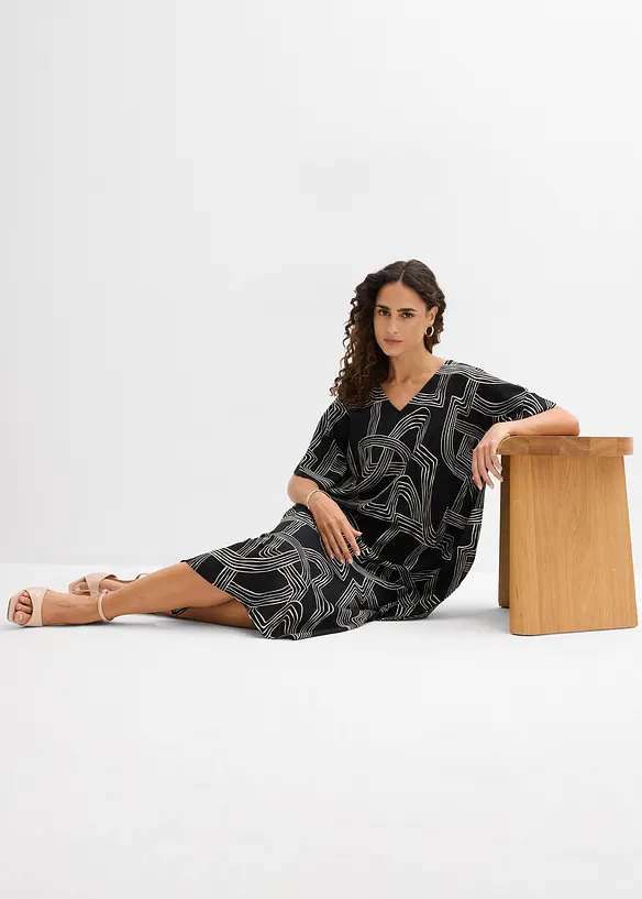 Kaftan-Kleid aus Viskose-Mix, bonprix