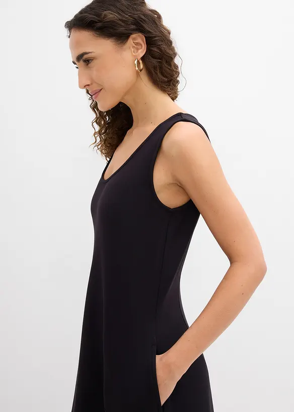 Jerseykleid aus flie&szlig;endem Viskose-Mix, bonprix
