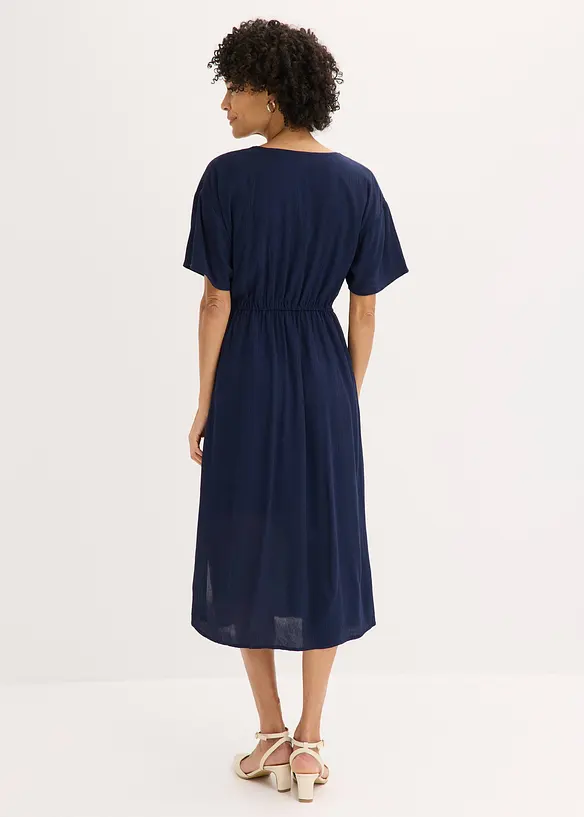 Robe midi en viscose fluide, bonprix