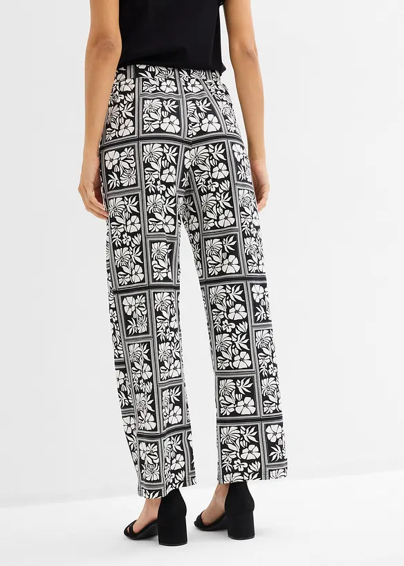 Jersey-Hose aus Punto di Roma, bonprix