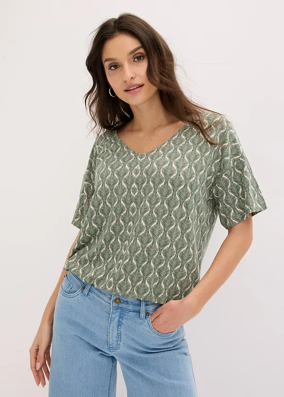 T-shirt oversize en viscose extensible, bonprix