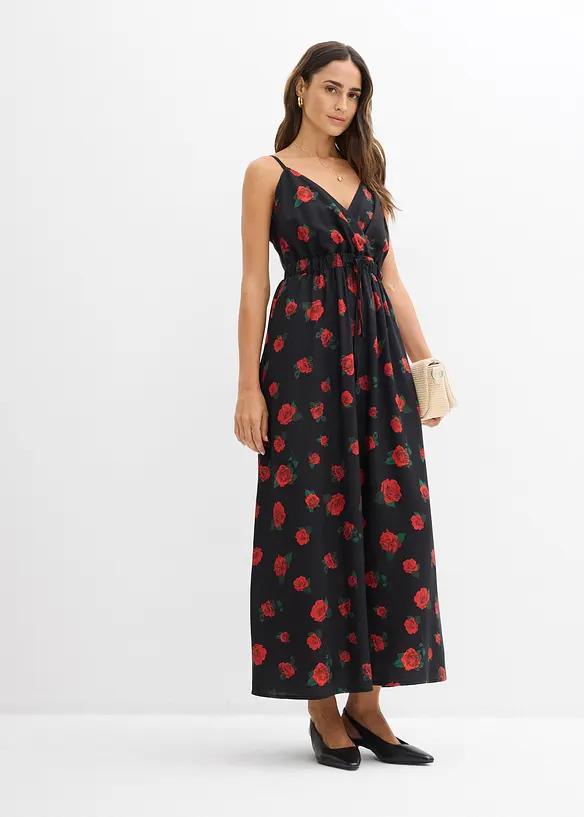 Maxikleid aus flie&szlig;ender Viskose, bonprix