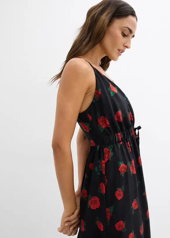 Maxikleid aus flie&szlig;ender Viskose, bonprix