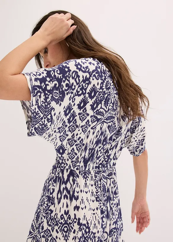 Maxikleid aus flie&szlig;ender Viskose, bonprix