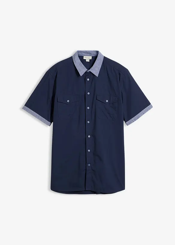 Chemise manches courtes style 2en1, bonprix