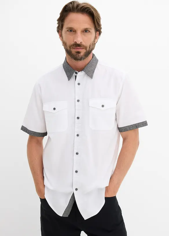 Chemise manches courtes style 2en1, bonprix