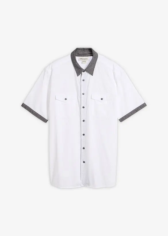 Chemise manches courtes style 2en1, bonprix