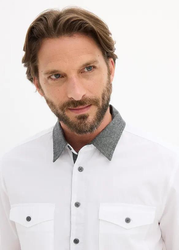 Chemise manches courtes style 2en1, bonprix