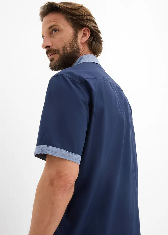 Chemise manches courtes style 2en1, bonprix