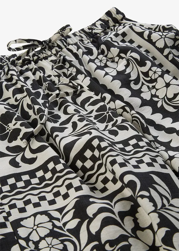 Schlupfhose aus flie&szlig;endem Viskose-Mix, bonprix