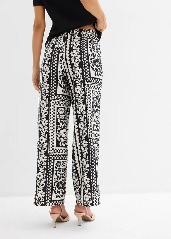 Schlupfhose aus flie&szlig;endem Viskose-Mix, bonprix