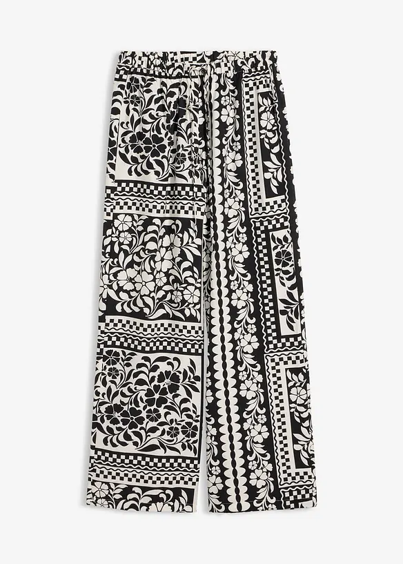 Schlupfhose aus flie&szlig;endem Viskose-Mix, bonprix