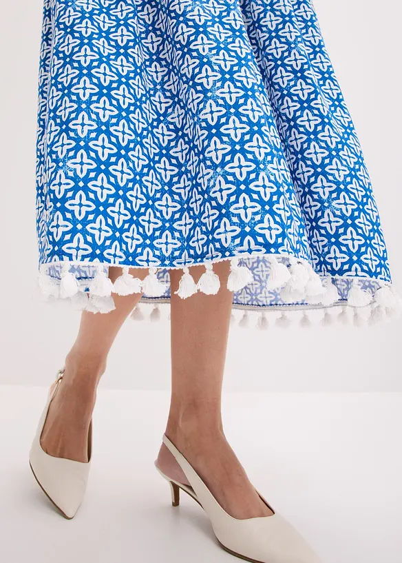 Tunika-Kleid aus flie&szlig;ender Viskose, bonprix