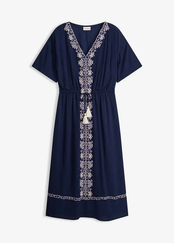 Robe midi en viscose fluide, bonprix