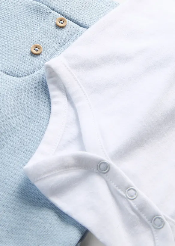 Langarmbody und Hose aus Bio-Baumwolle (2-tlg.Set), bonprix