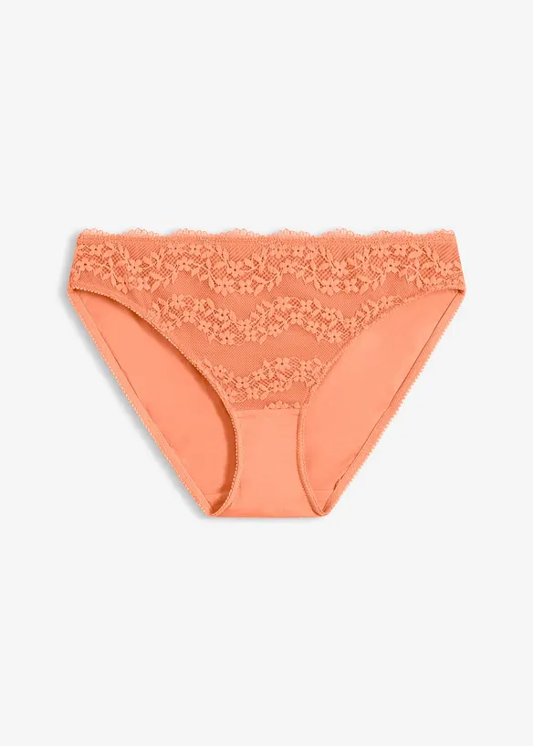 Slip en coton doux et dentelle, bonprix