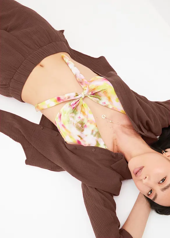 Marlenehose aus Baumwoll-Musselin, bonprix