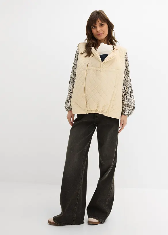 6-in-1 Umstands-&Uuml;bergangsjacke und Weste mit Trageeinsatz, bonprix