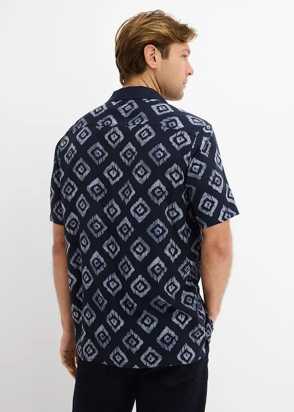 Chemise manches courtes col cubain, bonprix