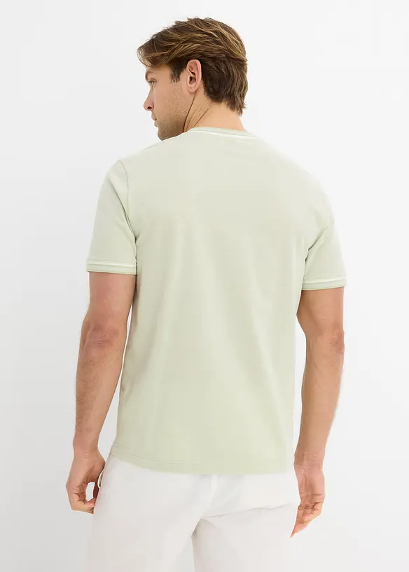 T-shirt en maille piqu&eacute;e 100% coton, bonprix