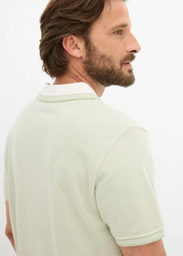 Polo en maille piqu&eacute;e 100% coton, bonprix