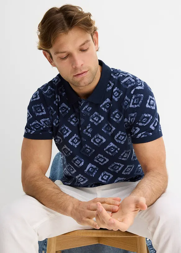 Polo slim en jersey, bonprix