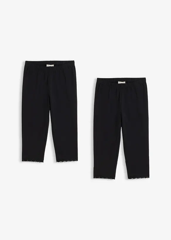 Lot de 2 leggings corsaire, bonprix