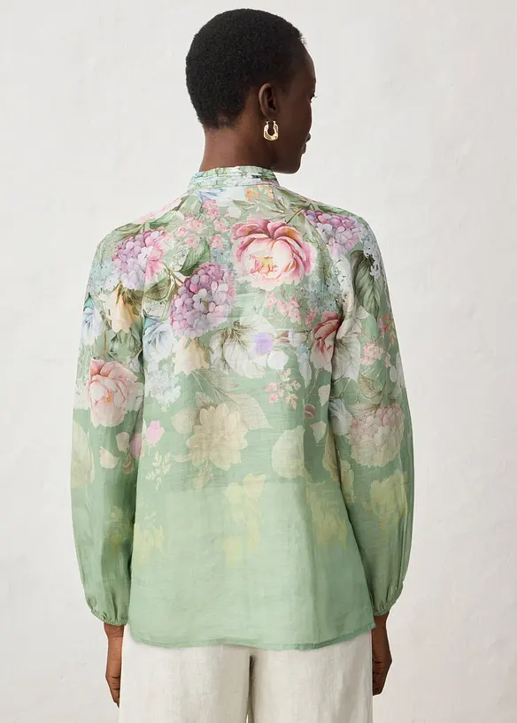 Tunique-blouse en ramie rafra&icirc;chissante, bonprix