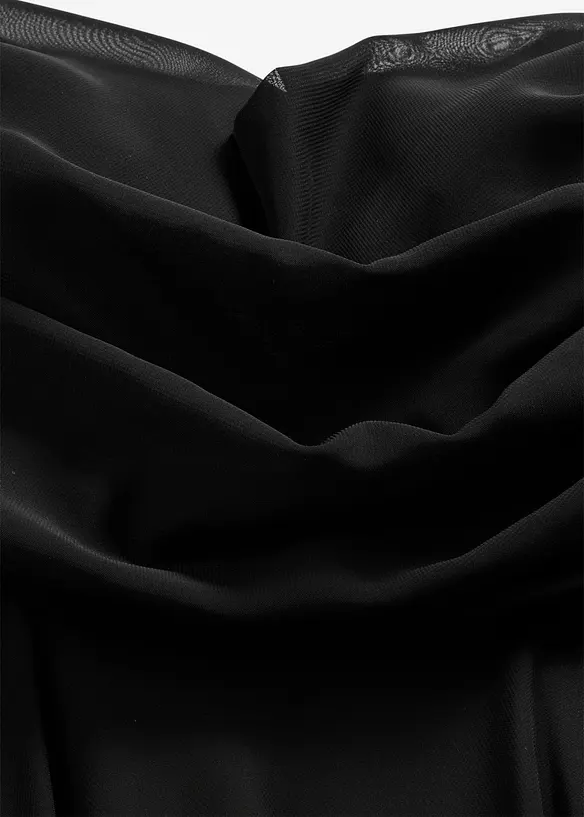 Abendkleid aus feinem Chiffon mit Drapierung, bonprix