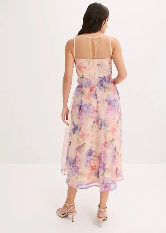 Robe midi en tulle d&eacute;licat, bonprix