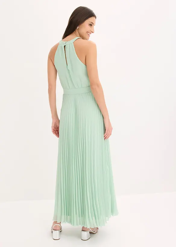 Robe de soir&eacute;e en mousseline pliss&eacute;e, bonprix