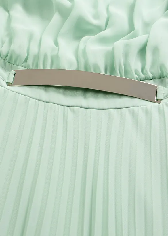 Robe de soir&eacute;e en mousseline pliss&eacute;e, bonprix