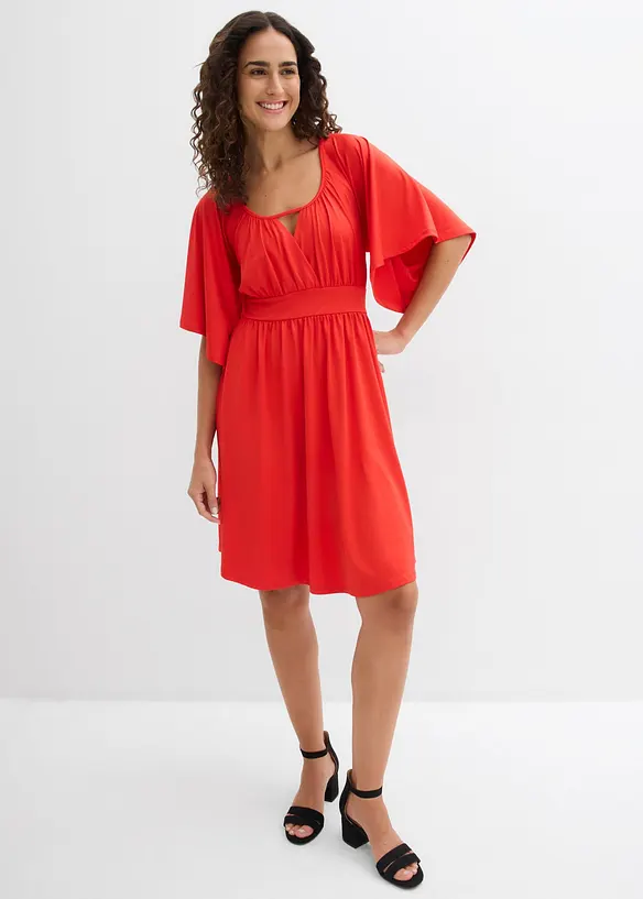 Minikleid mit Volant, bonprix