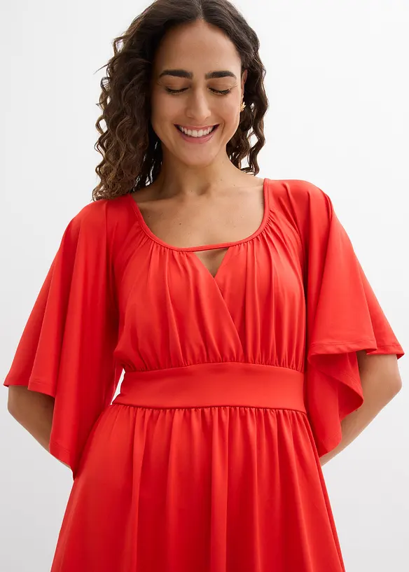 Minikleid mit Volant, bonprix