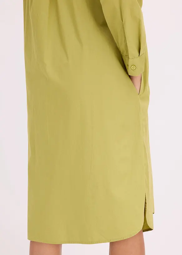 Hemdblusenkleid aus Baumwoll-Popeline, bonprix