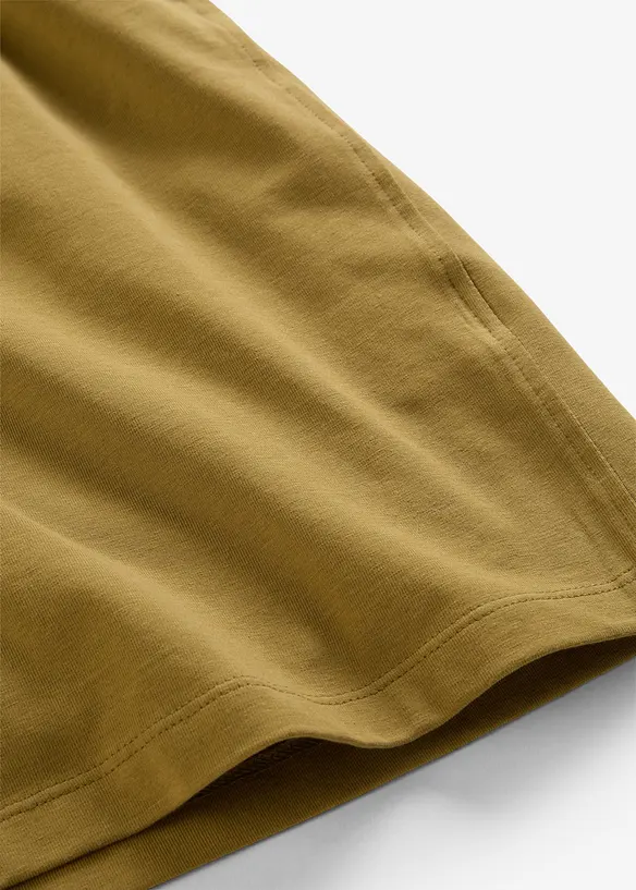 Shirtkleid aus elastischem Baumwoll-Mix, bonprix