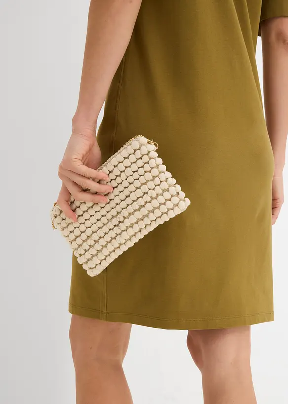 Shirtkleid aus elastischem Baumwoll-Mix, bonprix