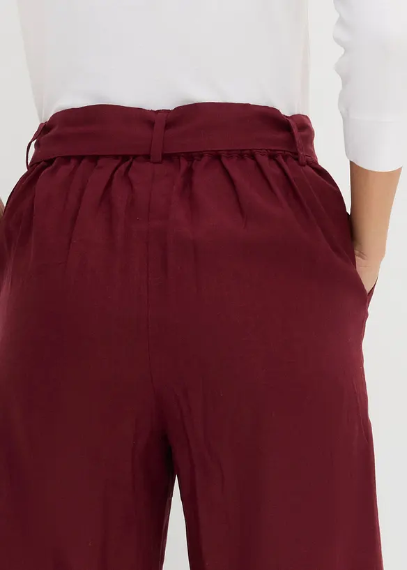 Culotte aus luftigem Leinen-Mix, bonprix