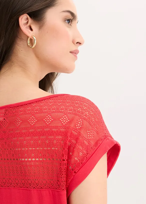 T-shirt doux en viscose extensible, bonprix