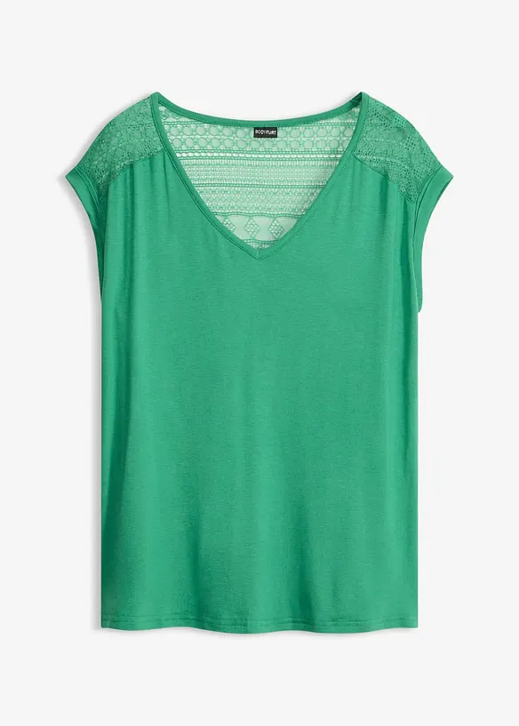 T-shirt doux en viscose extensible, bonprix