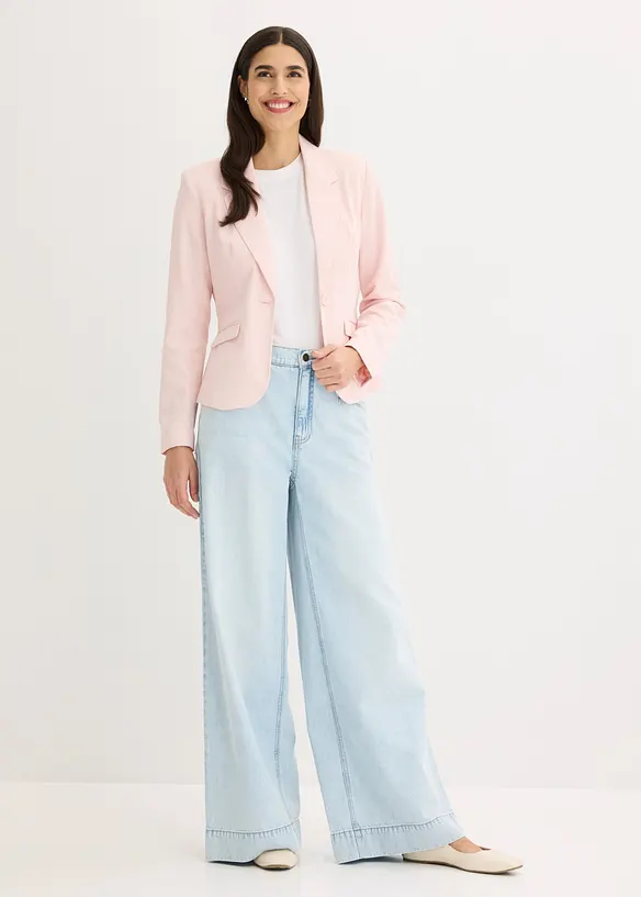 Blazer court avec poches &agrave; rabat, bonprix