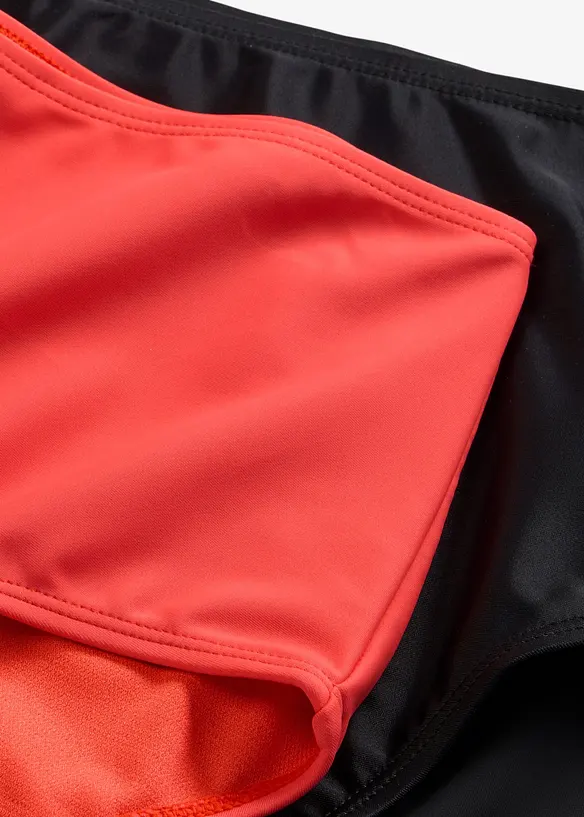 Highwaist-Bikinihose (2er-Pack), bonprix