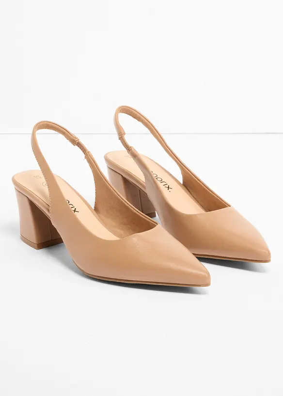 Slingpumps mit Blockabsatz, bonprix