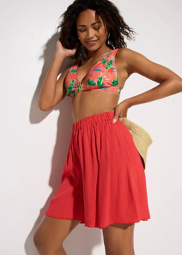 Strandshorts aus flie&szlig;ender Viskose, bonprix