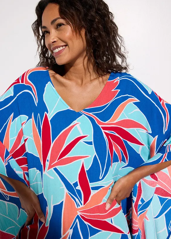 Strandtunika aus flie&szlig;ender Viskose, bonprix