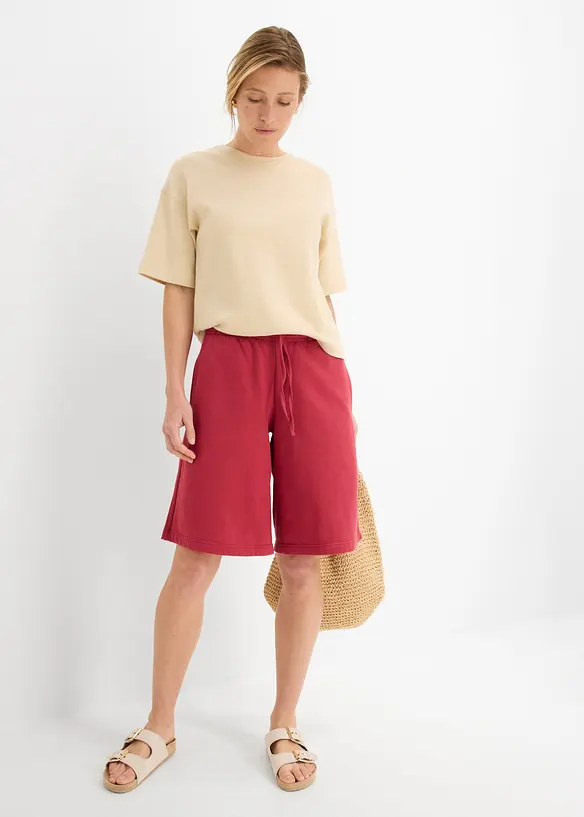 T-shirt boxy en coton &eacute;pais, bonprix