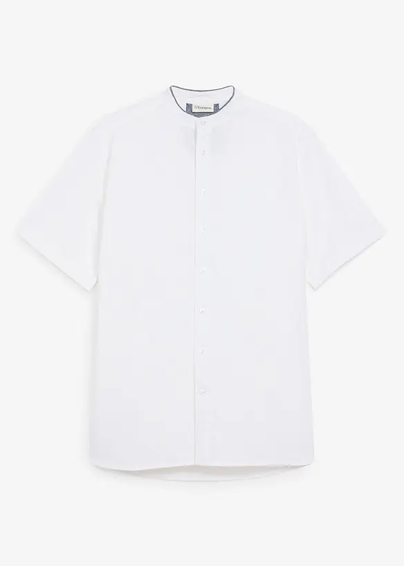 Chemise manches courtes 100% lin, bonprix