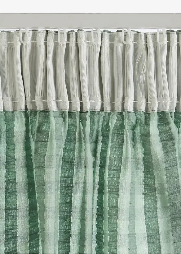 Rideau panneau en seersucker coton (1 pce), bonprix
