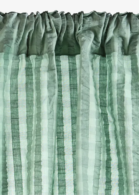 Rideau panneau en seersucker coton (1 pce), bonprix