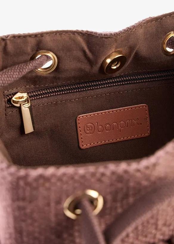 Beuteltasche in strukturierter Optik, bonprix